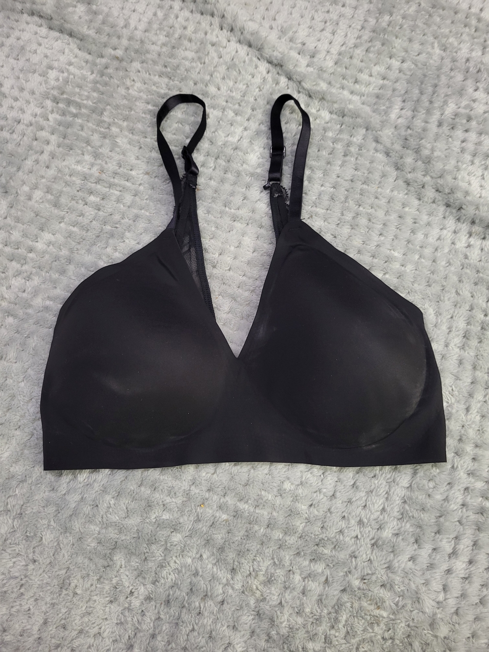 Nwot True & Co. Black Seamless Wireless Bra Medium